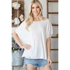 open back wide sleeve shorsleeve top