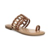 avah womens embellished toe loop slide sandals