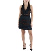 womens boning metallic cocktail and party dress