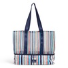 outlet mesh dual compartment tote