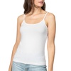 layering camisole tank top in white
