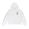 x zig zag white hoodie