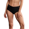 women's high waist sports panty in black