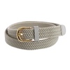 women's elastic braided stretch belt