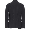 comme des garcons check rubber buttons blazer jacket
