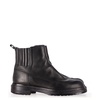 ankle boots in black leather