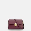 the bloxsome plum leather crossbody bag