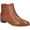 womens zipper faux leather ankle boots