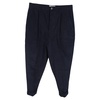 paris carrot trousers in navy blue cotton