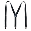 elastic solid navy clip-end suspenders