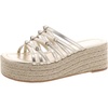 cristy3 womens slip on square toe strappy sandals