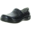 kel-7815 womens cushioned footbed leather clogs