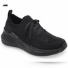 monticello embellished sneaker in black