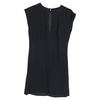 mini dress in black viscose