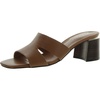 valery womens leather cut-out mule sandals