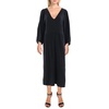 womens cotton cut-out back midi dress