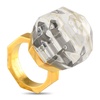 18k yellow gold crystal ring bc17-030725