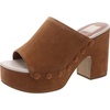 emol womens suede round toe platform sandals