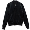 a.p.c ma-1 bomber jacket in navy blue cotton