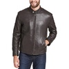 mens lined leather motorcycle jacket