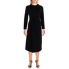womens knot front below knee midi dress