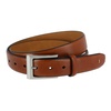 pebble grain leather belt