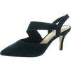 arabella womens leather pointed toe slingback heels