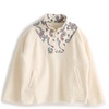 outlet teddy fleece pullover