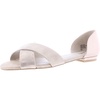slow down womens leather open toe d'orsay