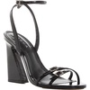 strappy high heel womens patent round toe ankle strap