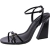 womens patent adjustable ankle strap