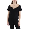 womens ribbed sweetheart off the shoulder