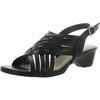 seble womens leather criss-cross slingback sandals