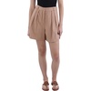 womens linen mini high-waist shorts