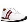 aston men's 6205287 white leather sneakers