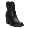 women's italian western booties in black