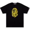 radiation camo big ape head tee mens