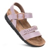 - quinn comfortable braided leather platform sandals with arch support