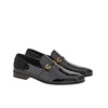ferragamo lyon men's loafers black