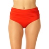 womens shirred bikini swim bottom separates