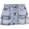 womens denim above knee denim skirt