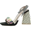 anckor womens embellished faux suede ankle strap