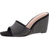 giani womens open toe rhinestone slide sandals