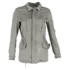 utility jacket in olive cotton