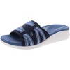 wisher 2 womens cushioned footbed peep-toe slide sandals