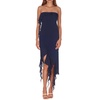 chelsey midi chiffon dress in navy