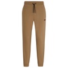 monogram-print tracksuit bottoms with striped tape
