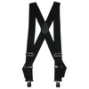 men's big & tall elastic basic trucker side clip suspender