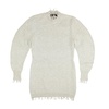 grey fitted pullover knit dress