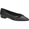 rhea womens solid faux leather flat shoes